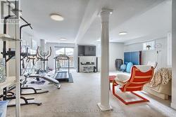 Rec room in the basement -