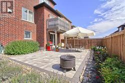 Landscaped backyard -