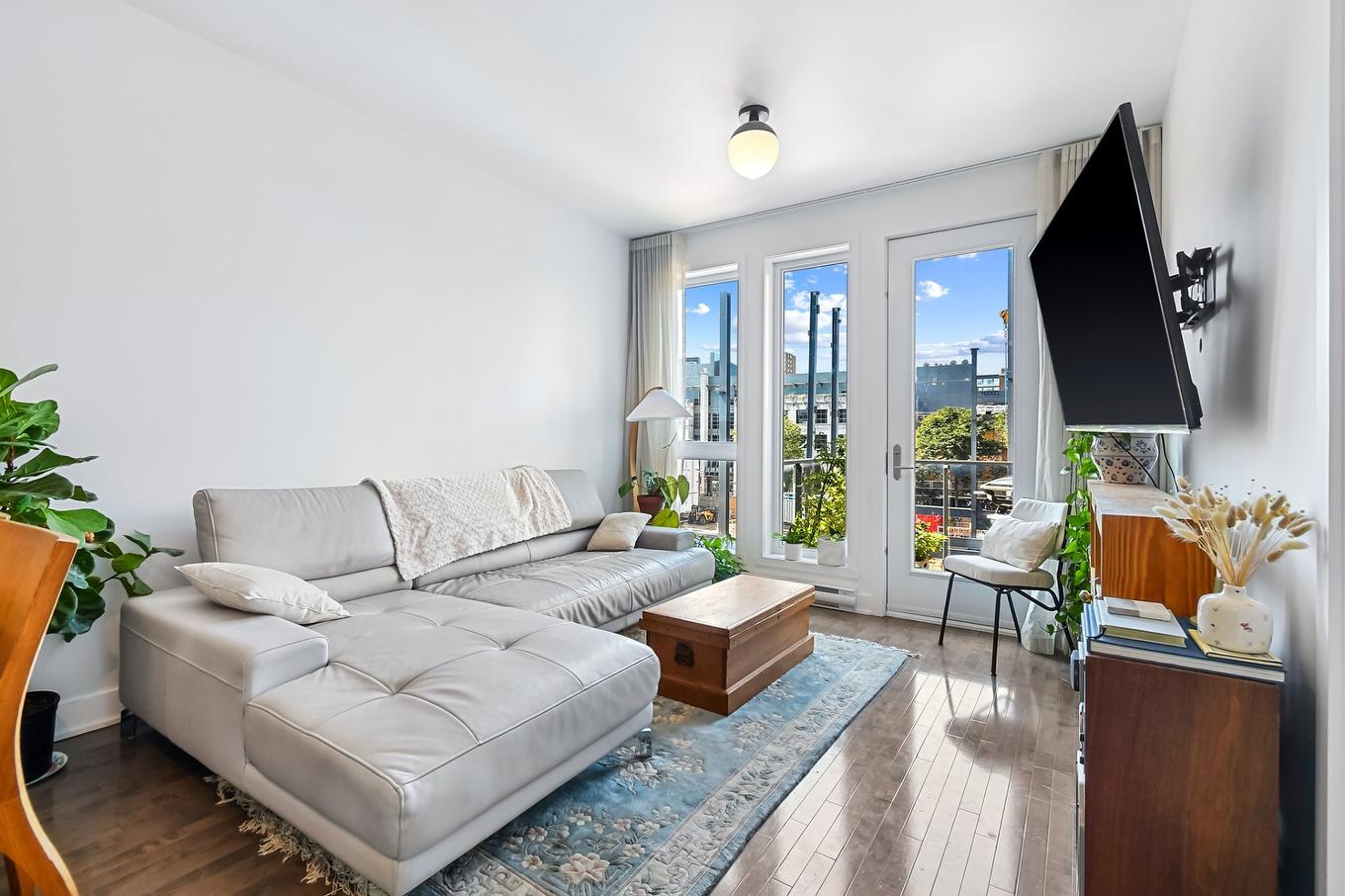 Living room - 302-3551 Rue St-Dominique, Montréal (Le Plateau-Mont-Royal), QC - Indoor Photo Showing Living Room