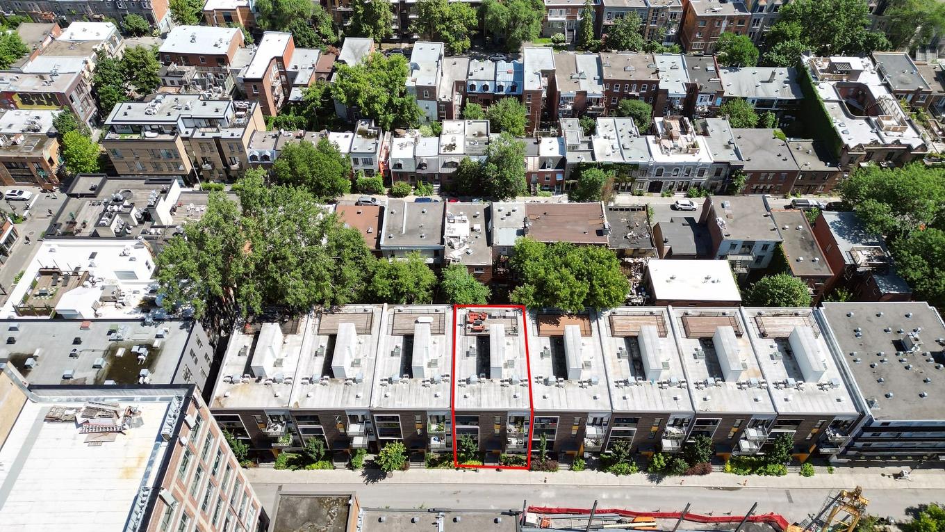 Aerial photo - 302-3551 Rue St-Dominique, Montréal (Le Plateau-Mont-Royal), QC - Outdoor With View