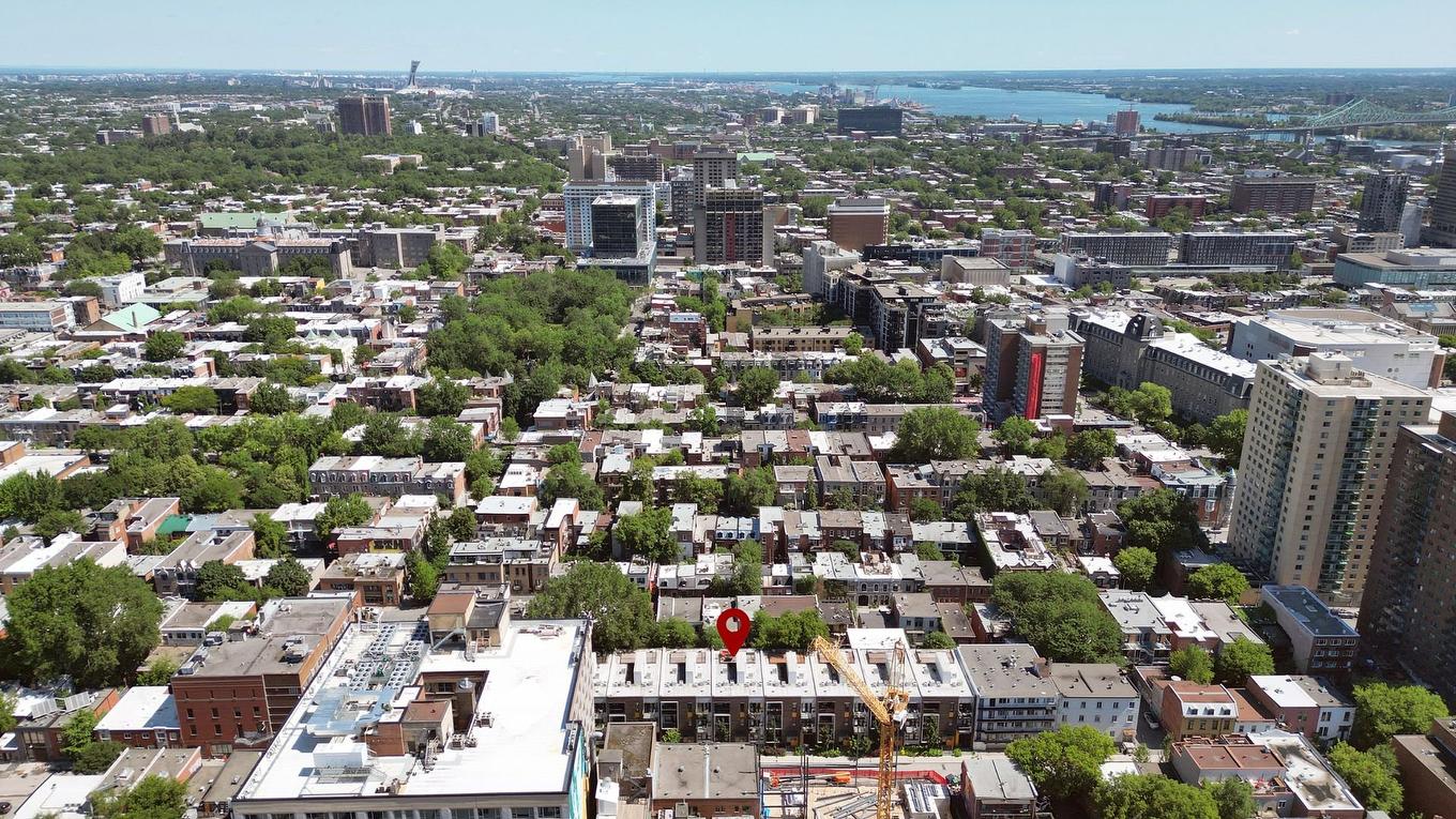 Aerial photo - 302-3551 Rue St-Dominique, Montréal (Le Plateau-Mont-Royal), QC - Outdoor With View