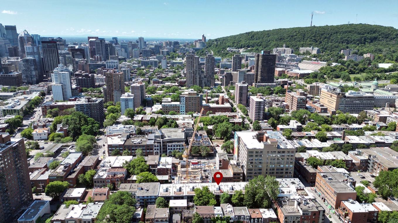 Aerial photo - 302-3551 Rue St-Dominique, Montréal (Le Plateau-Mont-Royal), QC - Outdoor With View