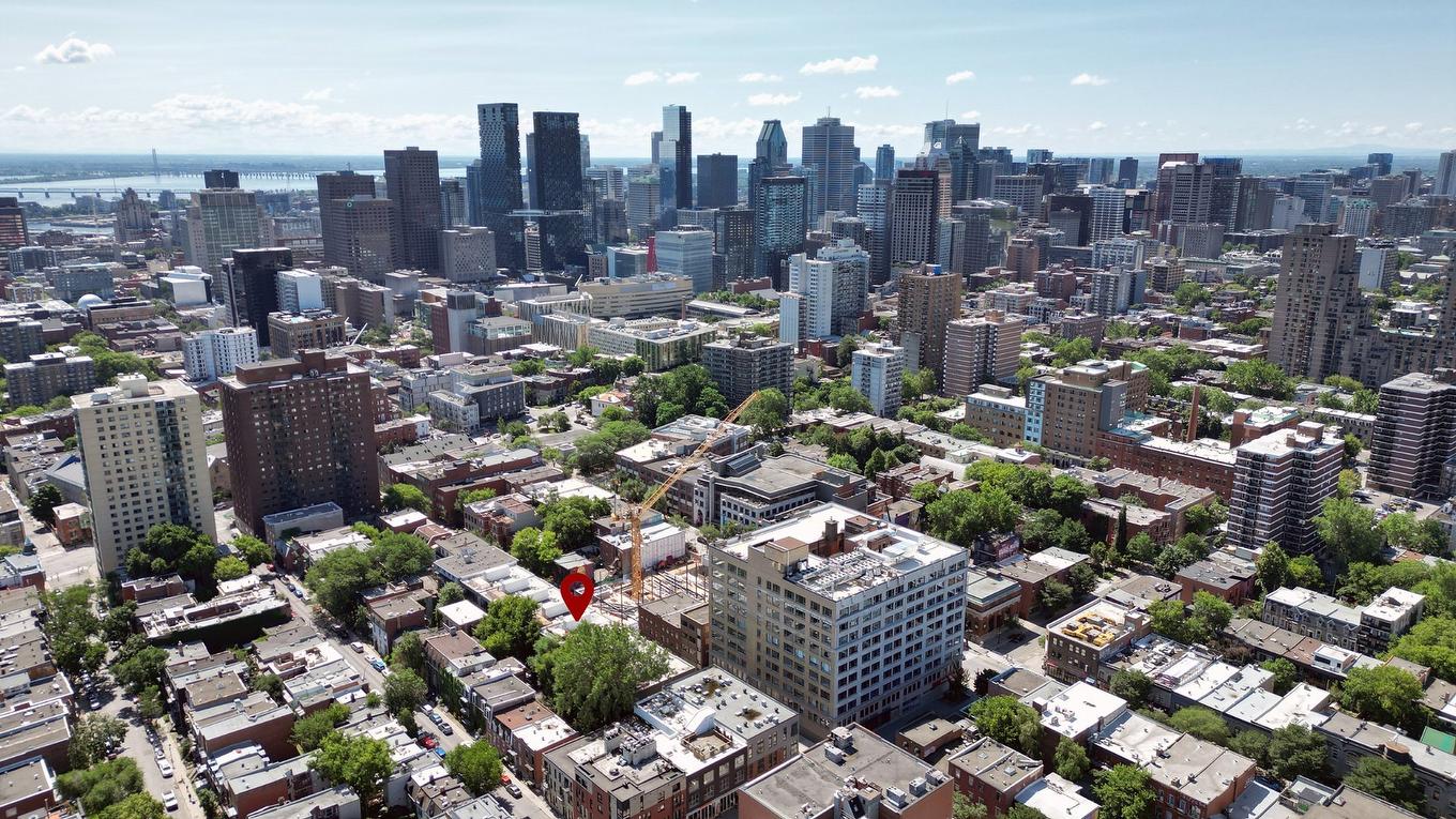 Aerial photo - 302-3551 Rue St-Dominique, Montréal (Le Plateau-Mont-Royal), QC - Outdoor With View