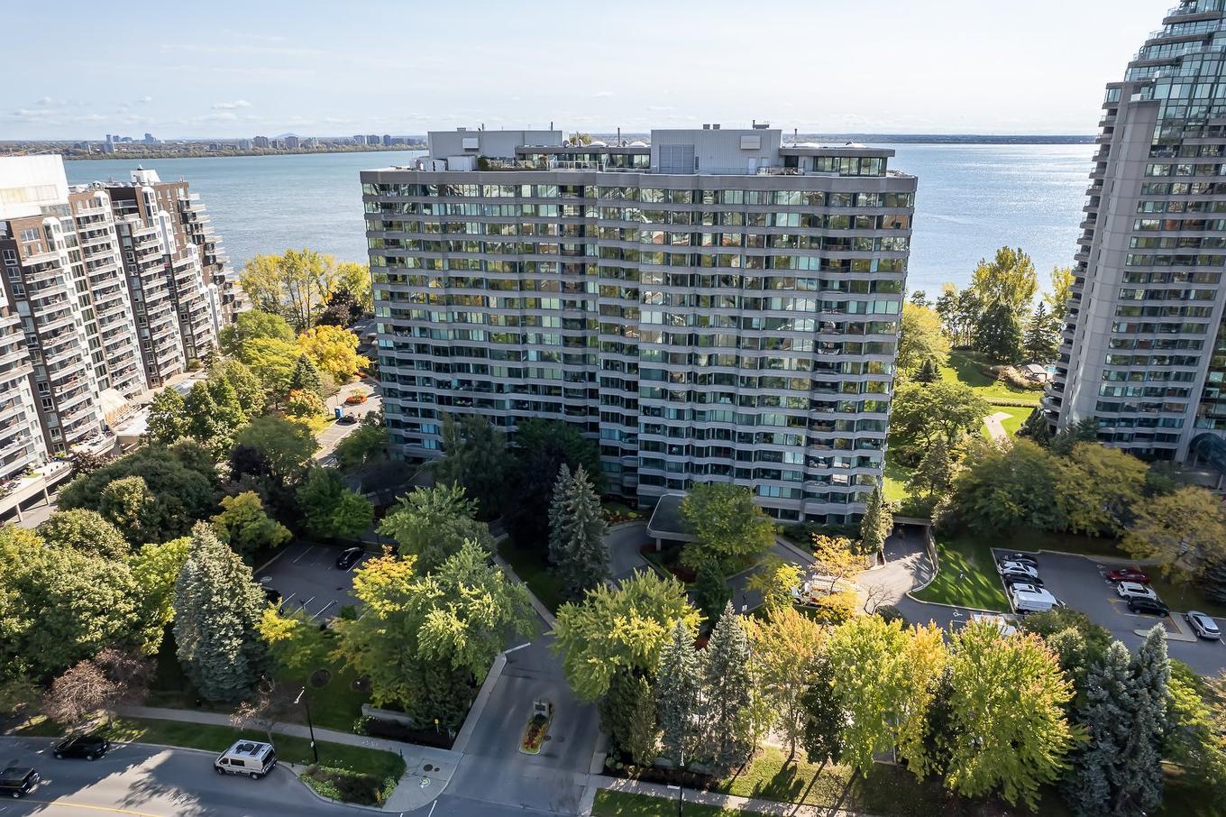 Aerial photo - 1101-50 Rue Berlioz, Montréal (Verdun/Île-Des-Soeurs), QC - Outdoor With Body Of Water With View