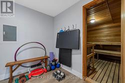 Entrance to Dry Sauna -