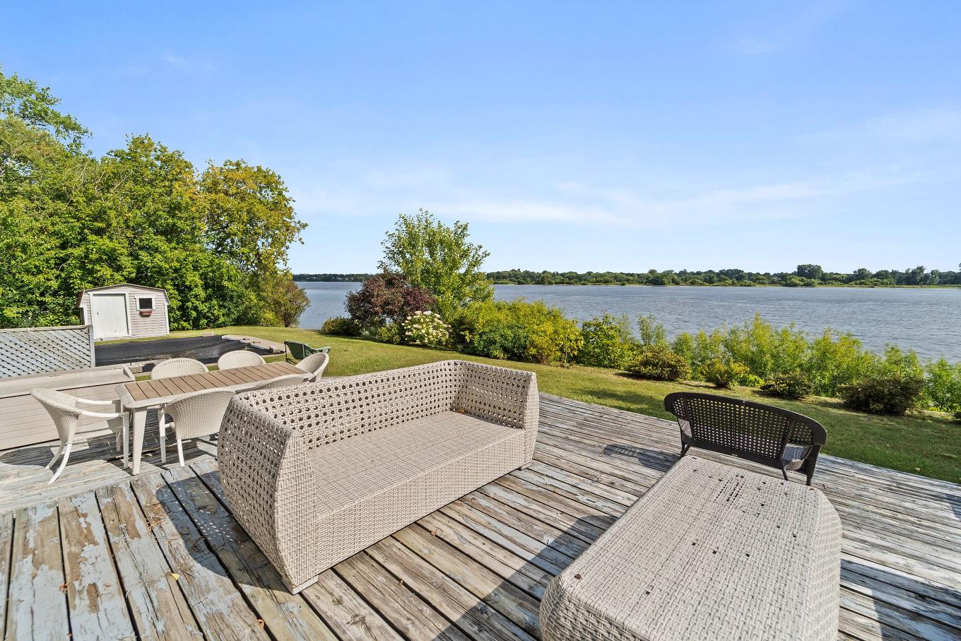 Patio - 7212 Boul. Lévesque E., Laval (Duvernay), QC - Outdoor With Body Of Water With Deck Patio Veranda