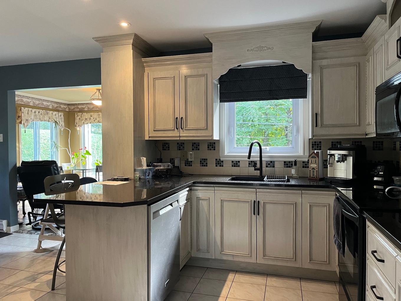 Kitchen - 7010 Rue Ernest-Fleury, Trois-Rivières, QC - Indoor Photo Showing Kitchen With Double Sink