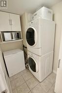 Separate room w laundry, deep freezer & microwave. -