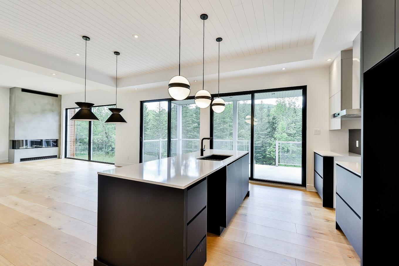 Overall view - 52 Ch. De La Rivière, Piedmont, QC - Indoor Photo Showing Kitchen With Upgraded Kitchen