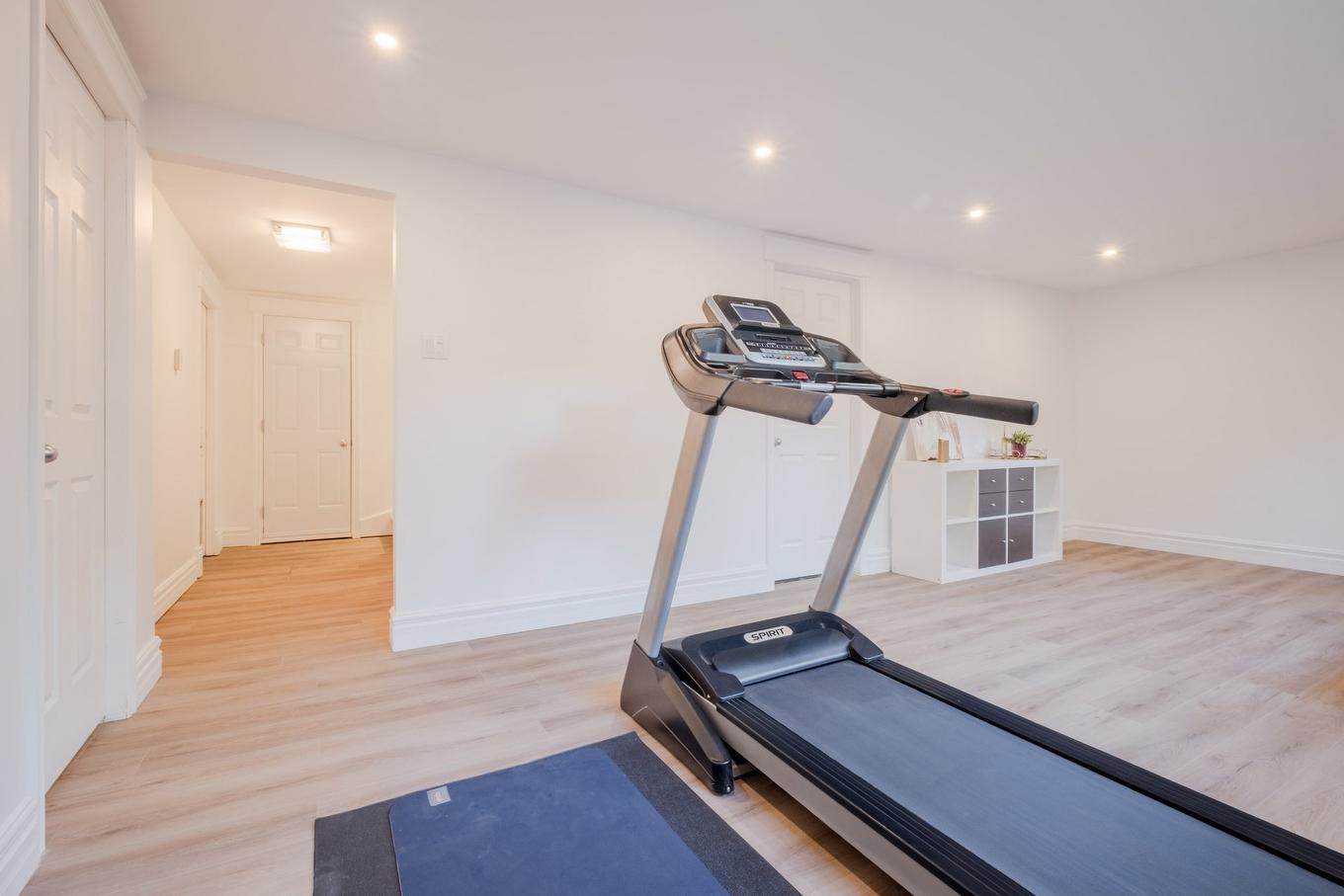 Family room - 480 Rue Montmagny, Sherbrooke (Les Nations), QC - Indoor Photo Showing Gym Room