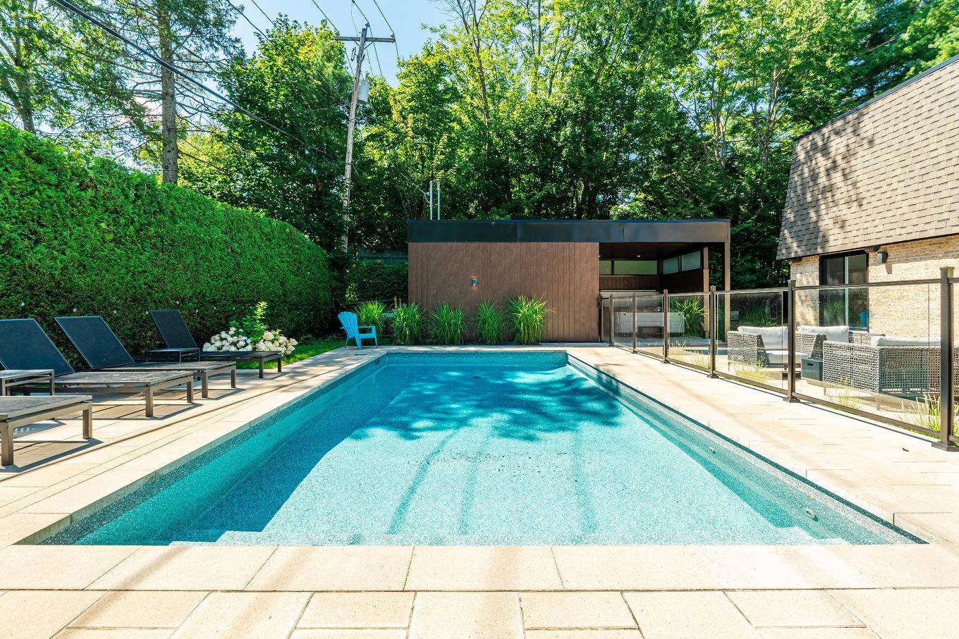 Pool - 480 Rue Montmagny, Sherbrooke (Les Nations), QC - Outdoor With In Ground Pool With Deck Patio Veranda