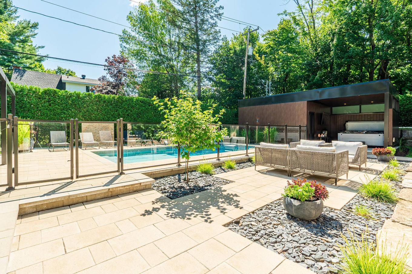 Patio - 480 Rue Montmagny, Sherbrooke (Les Nations), QC - Outdoor With In Ground Pool With Deck Patio Veranda