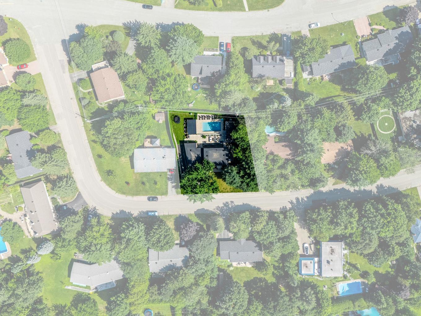 Aerial photo - 480 Rue Montmagny, Sherbrooke (Les Nations), QC - Other