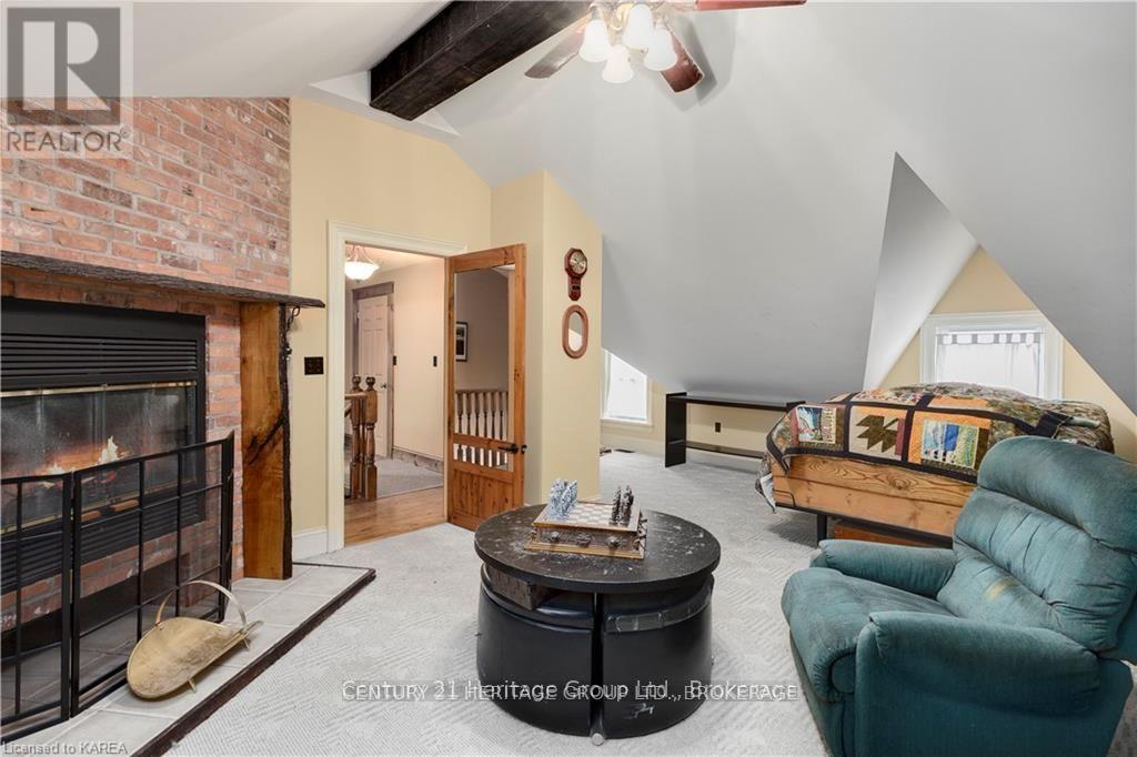 7387 County Rd 9, Greater Napanee (Greater Napanee), ON - Indoor Photo Showing Living Room With Fireplace