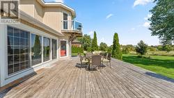 Expansive back deck, w/stunning country side views -