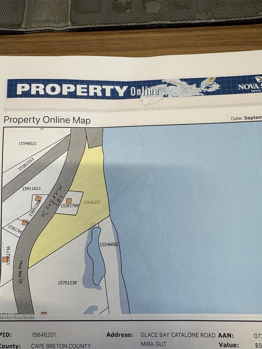 0 Mira Bay Drive, Mira Gut, NS