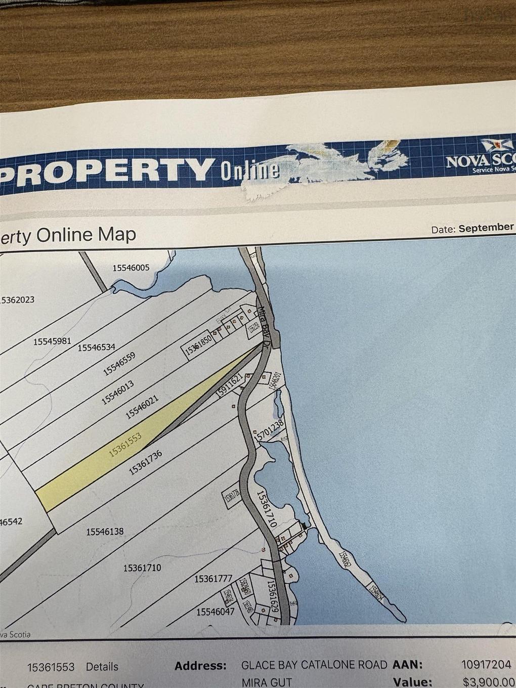 0 Mira Bay Drive, Mira Gut, NS