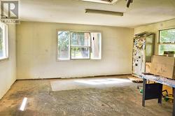 studio/workshop at back of garage -