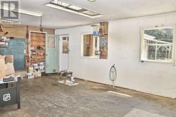 studio/workshop at back of garage -