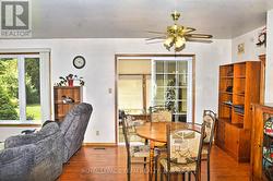 dining room to sunroom -