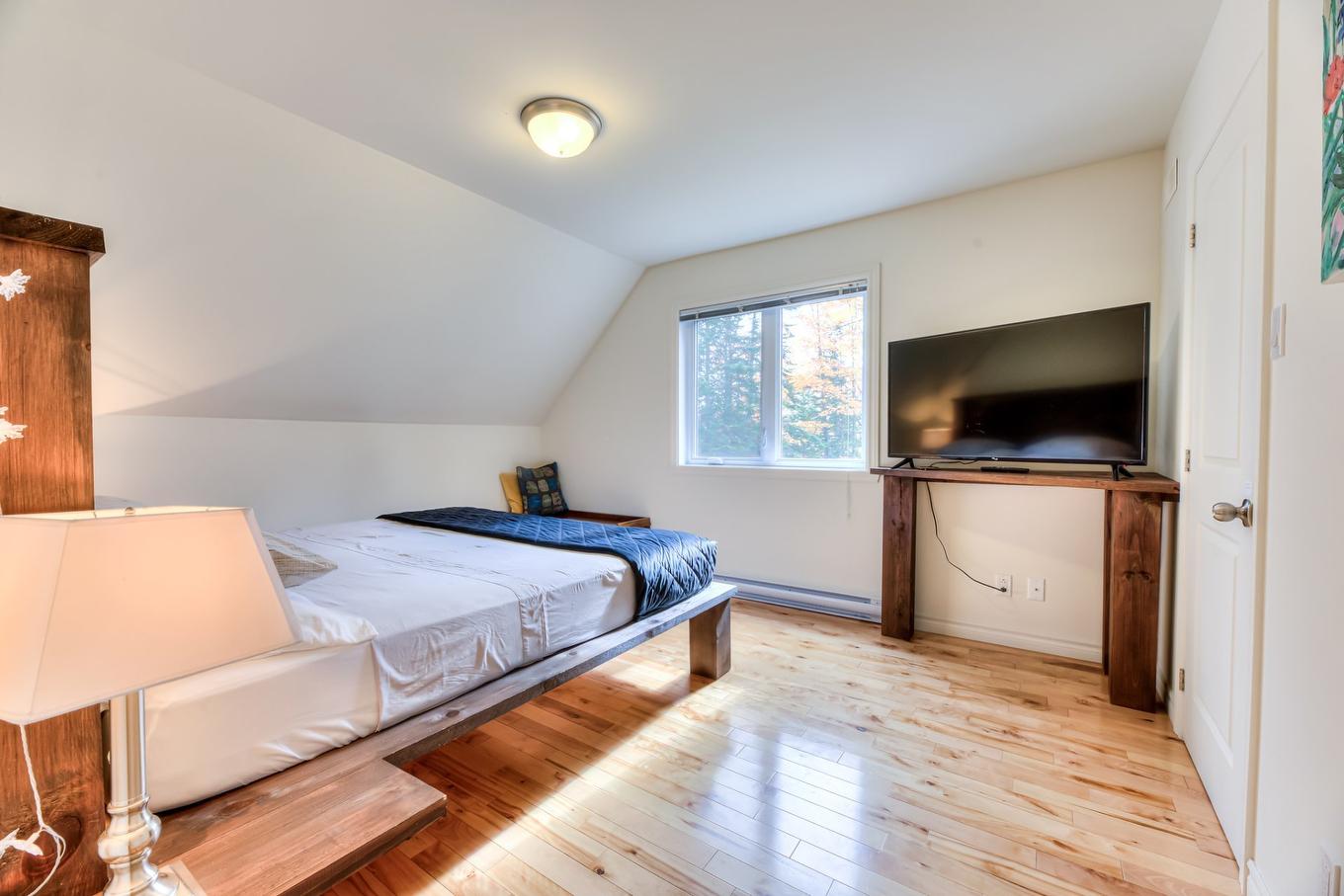 Chambre à coucher principale - 600 Ch. Olivier, Saint-Côme, QC - Indoor Photo Showing Bedroom