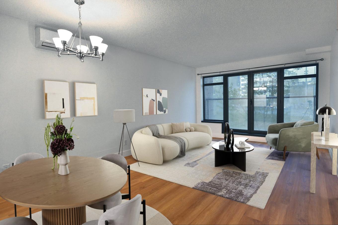 Salon - 203-450 Rue St-Antoine E., Montréal (Ville-Marie), QC - Indoor