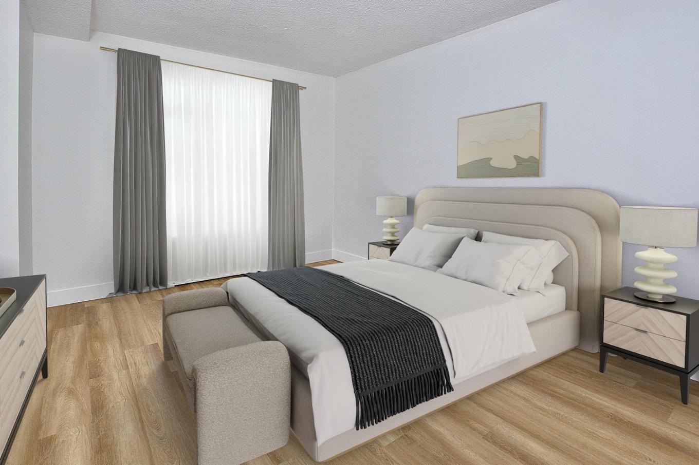 Chambre à coucher - 203-450 Rue St-Antoine E., Montréal (Ville-Marie), QC - Indoor Photo Showing Bedroom