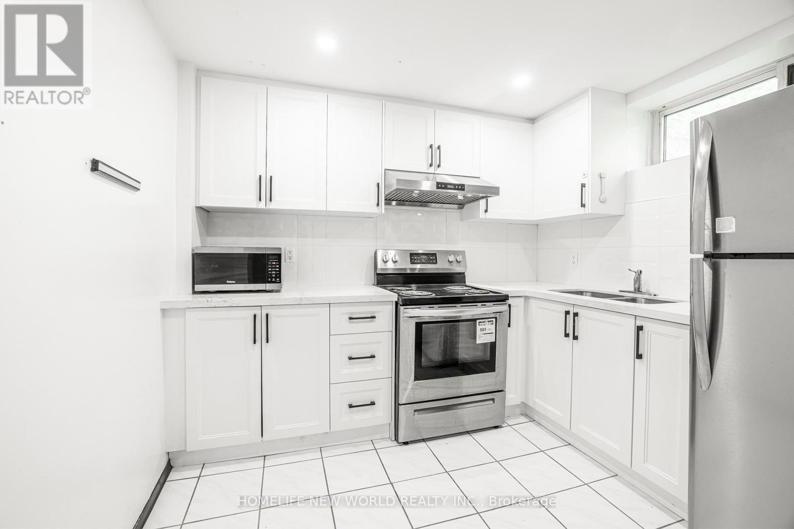 192 Combe Avenue, Toronto, ON - Indoor Photo Showing Kitchen With Stainless Steel Kitchen With Double Sink