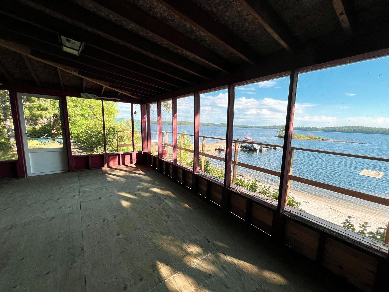 1 Minnesabic Island, District Of Kenora, ON - Outdoor With Body Of Water With Deck Patio Veranda With Exterior