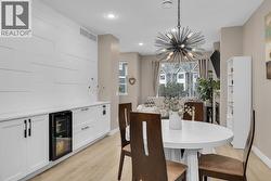 Spacious dining room -