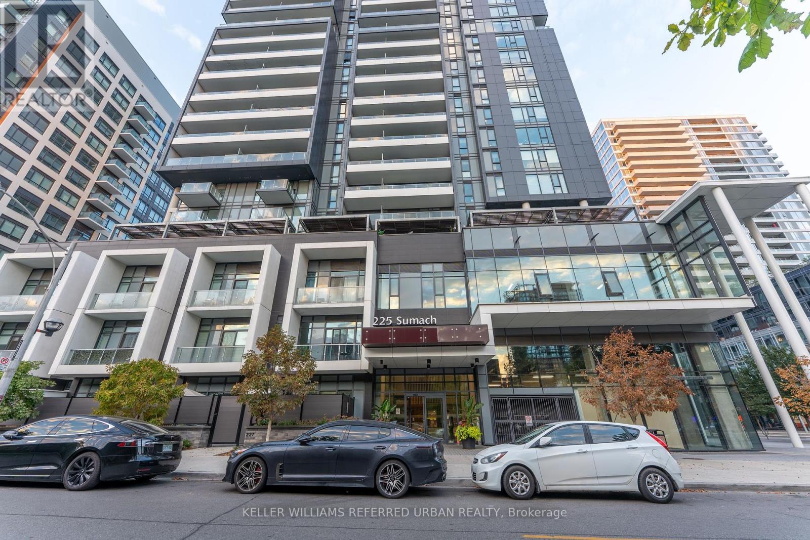611 - 225 Sumach Street, Toronto, ON - Outdoor With Facade