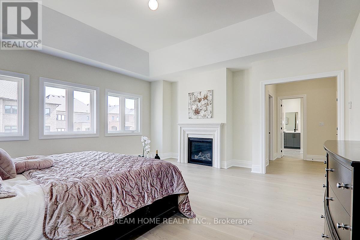 459 Via Romano Boulevard, Vaughan, ON - Indoor Photo Showing Bedroom With Fireplace