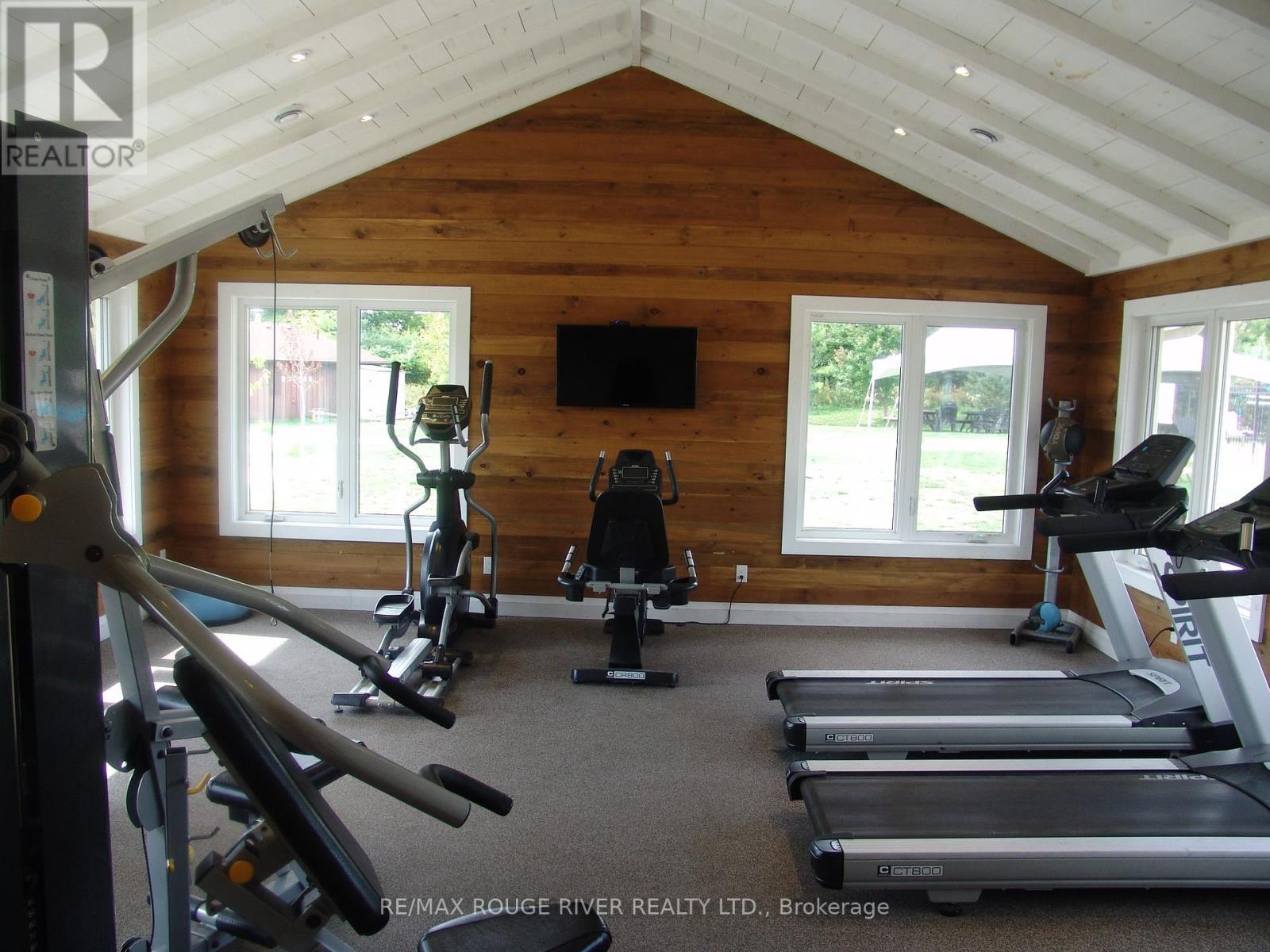 1235 Villiers Line, Otonabee-South Monaghan, ON - Indoor Photo Showing Gym Room