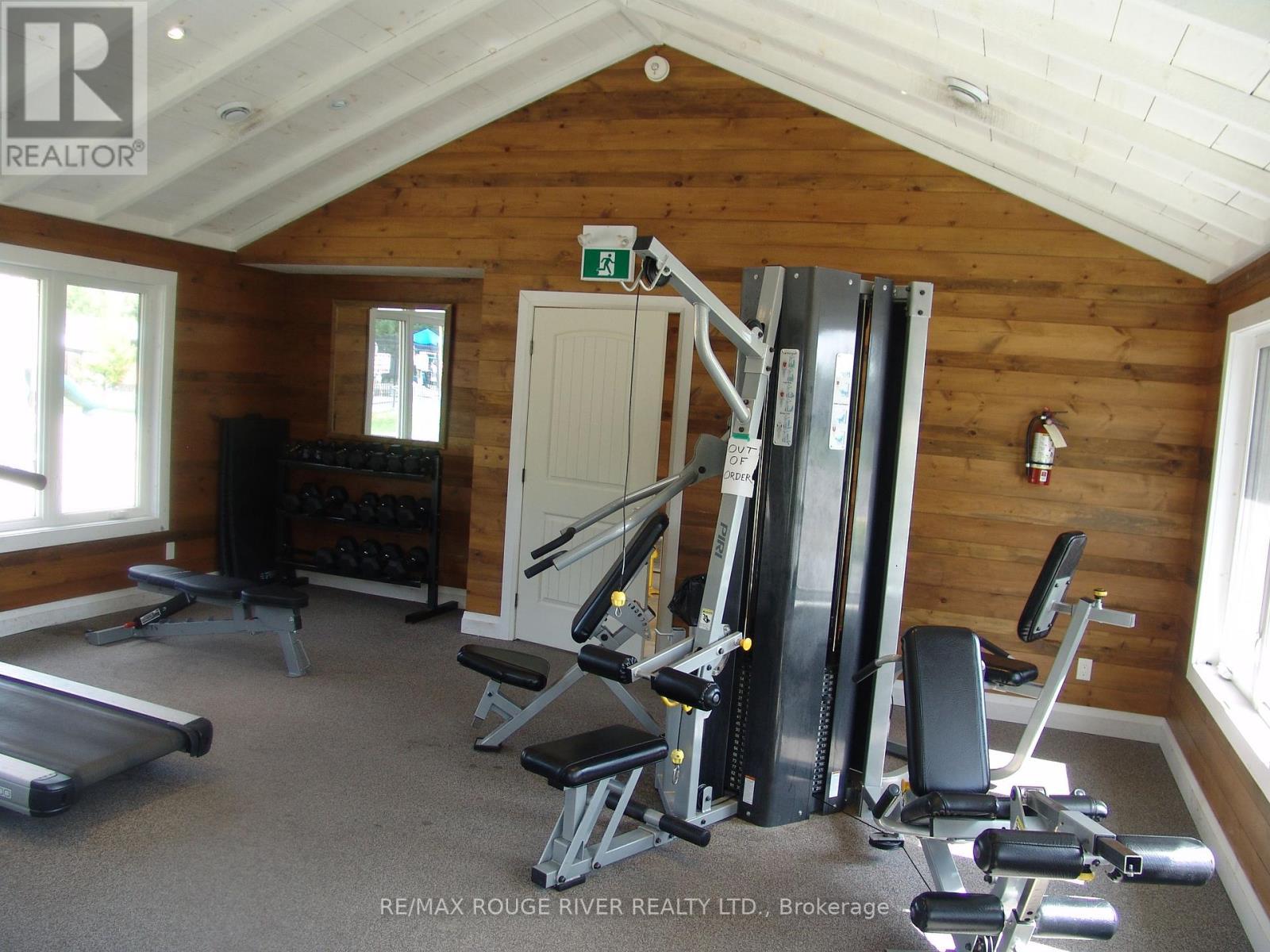 1235 Villiers Line, Otonabee-South Monaghan, ON - Indoor Photo Showing Gym Room