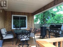 Huge deck with lots of room and partially covered -