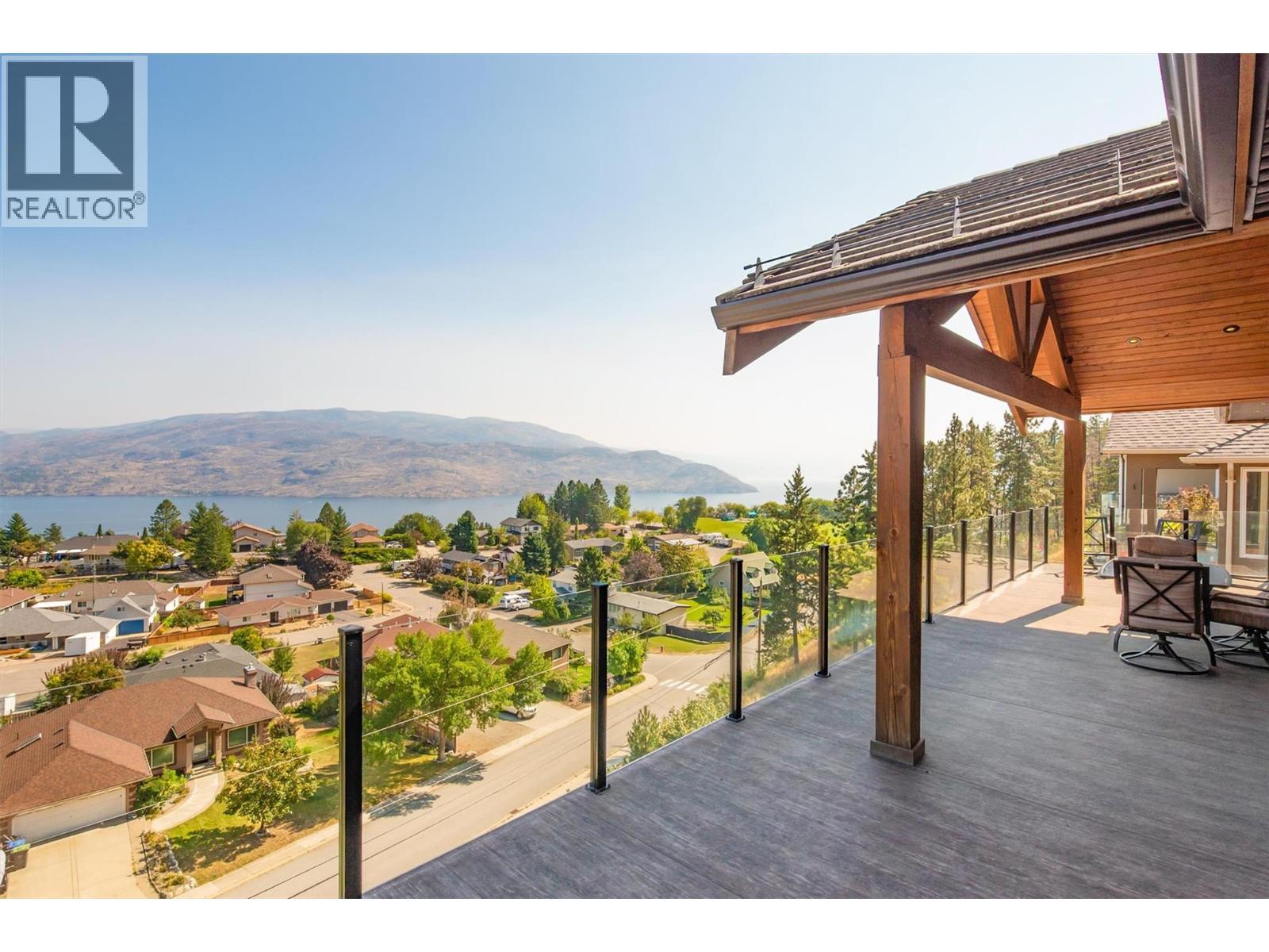6172 Seymoure Avenue, Peachland, BC - Outdoor With Body Of Water With Deck Patio Veranda