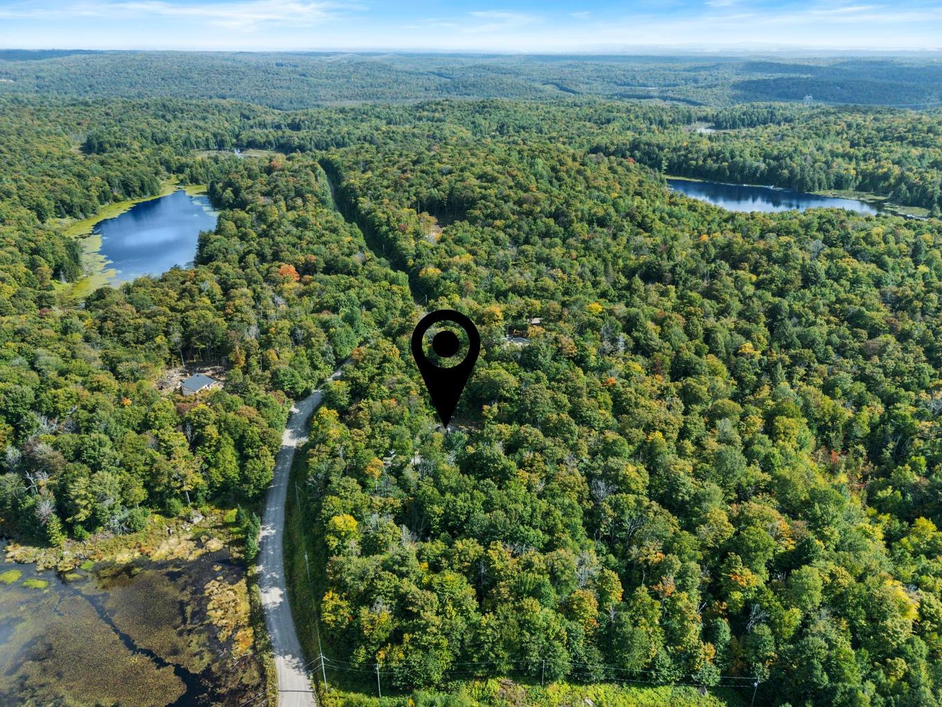 Aerial photo - 135 Ch. Des Oreilles-D'Ours, Wentworth, QC - Outdoor With View