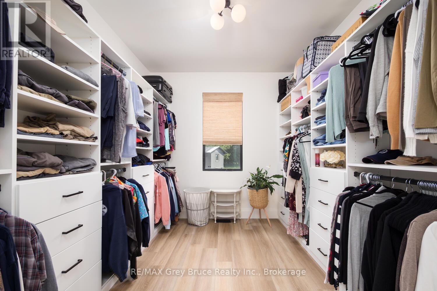 Walk-in closet - 117 Almur Drive, Georgian Bluffs, ON - Indoor With Storage