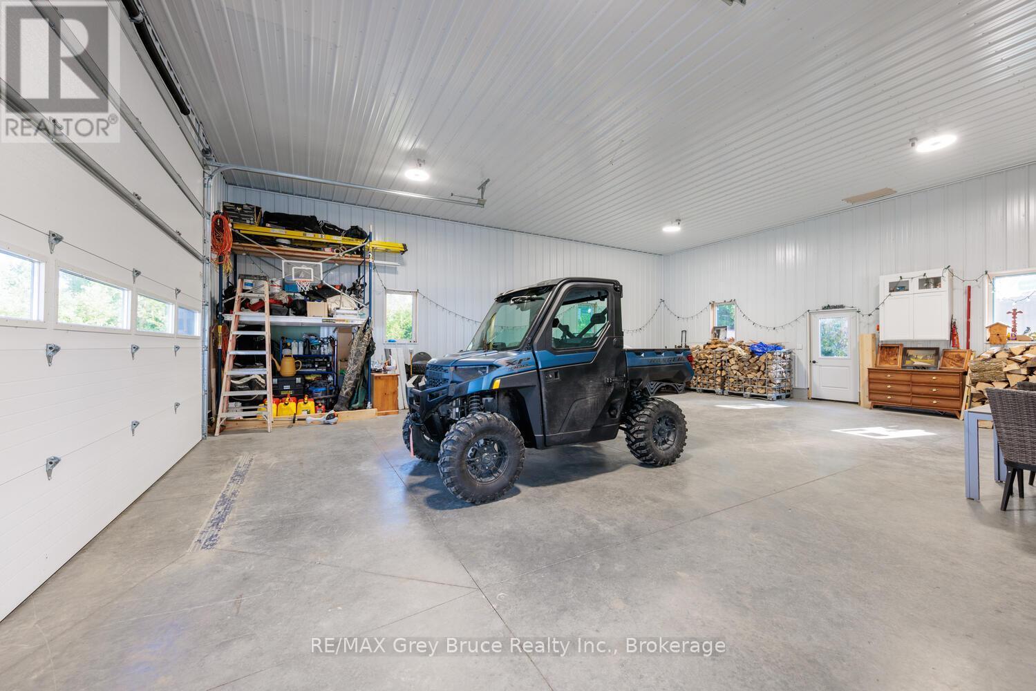 Detached Garage - 117 Almur Drive, Georgian Bluffs, ON - Indoor Photo Showing Garage