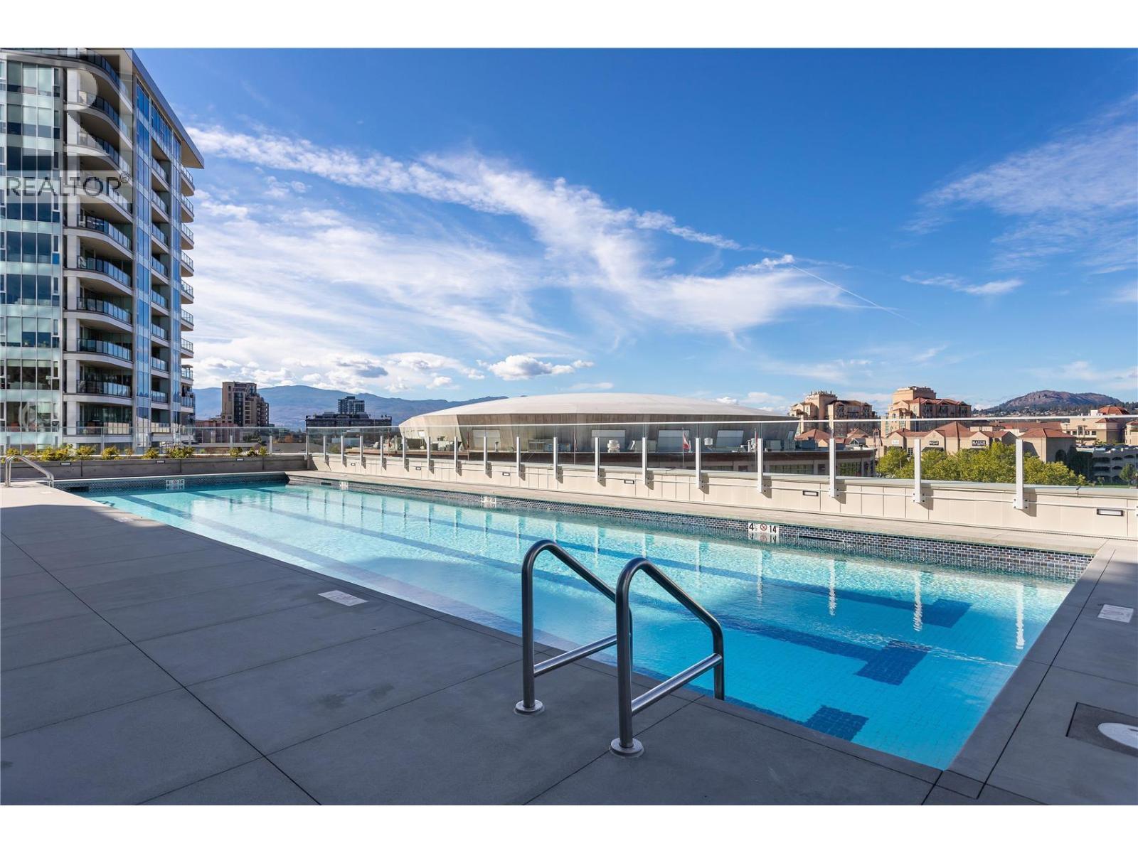 1181 Sunset Drive Unit# 2902, Kelowna, BC - Outdoor With In Ground Pool