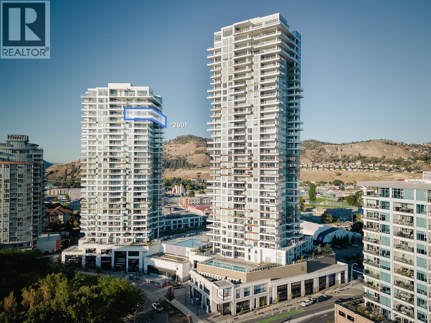 1181 Sunset Drive Unit# 2601, Kelowna, BC - Outdoor With Facade