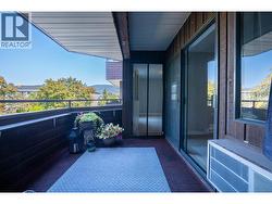 two doors to the deck one from bedroom & one from Living room -