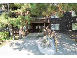 Front entry of the building -