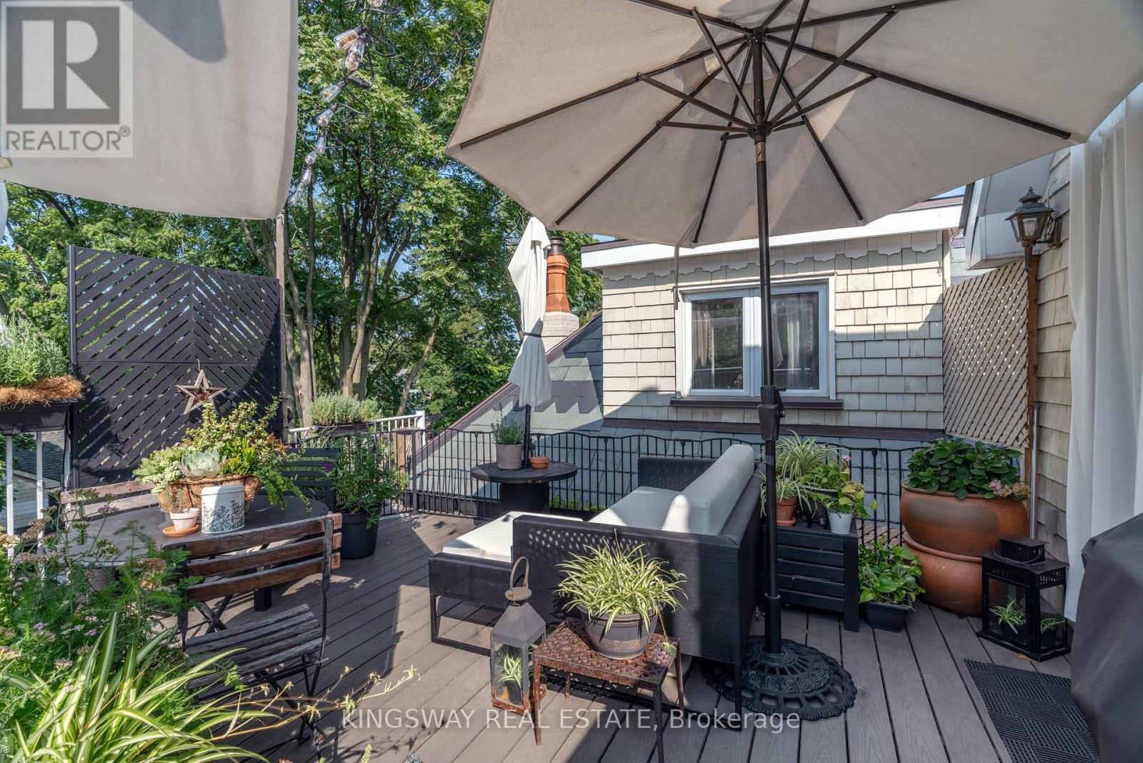 166 High Park Avenue, Toronto, ON - Outdoor With Deck Patio Veranda With Exterior