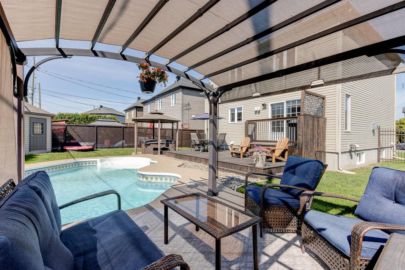 Other - 847 Rue Du Biat, Saint-Jean-Sur-Richelieu, QC - Outdoor With In Ground Pool With Deck Patio Veranda With Exterior