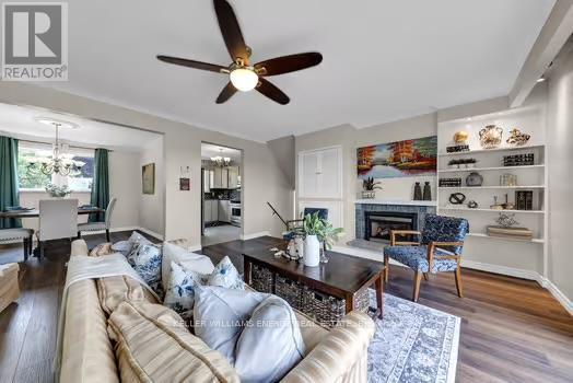 192 Grandview Drive, Alnwick/Haldimand, ON - Indoor Photo Showing Living Room With Fireplace