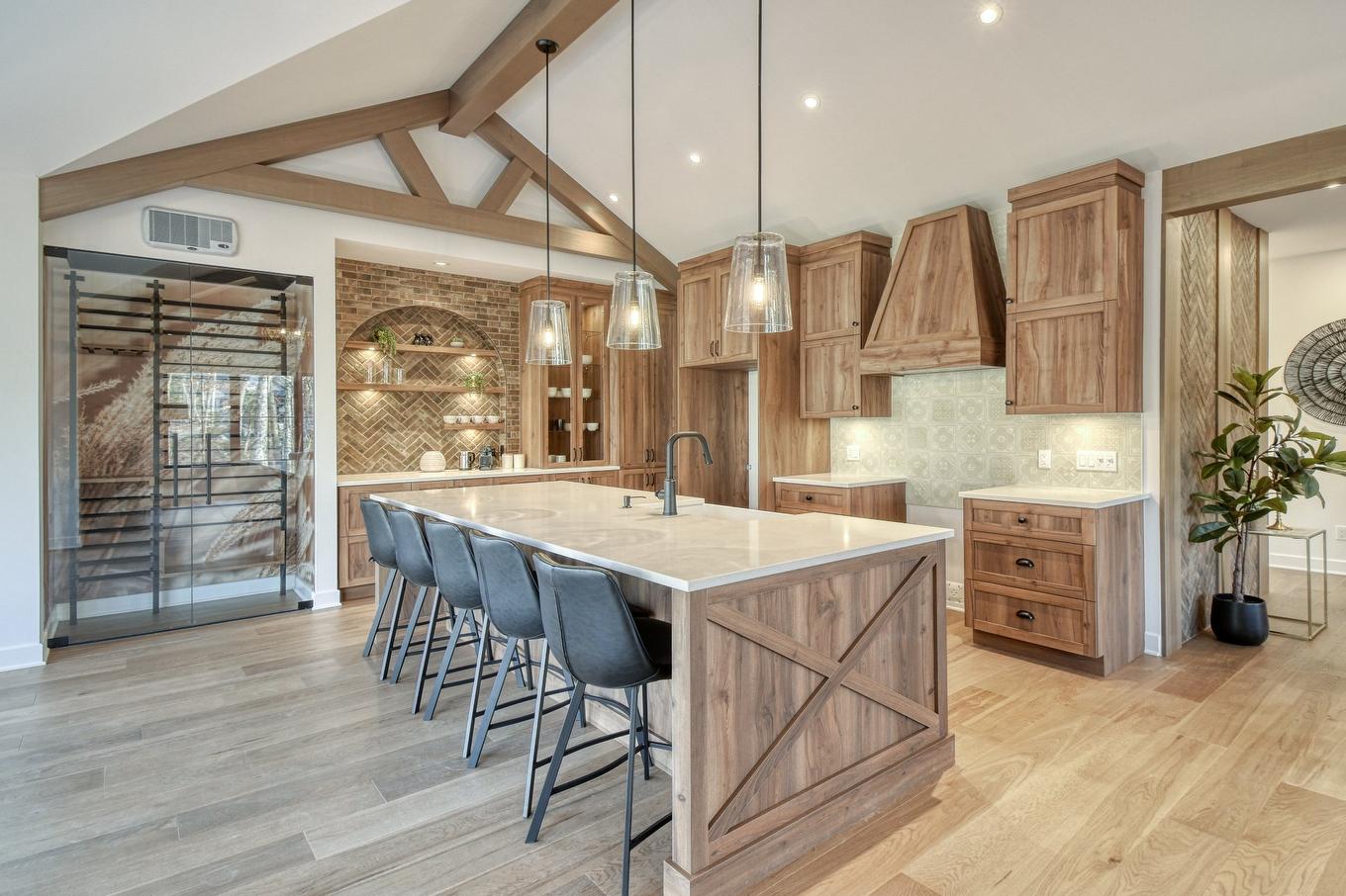 Kitchen - 180 Rue De L'Artisan, Saint-Colomban, QC - Indoor Photo Showing Kitchen With Upgraded Kitchen
