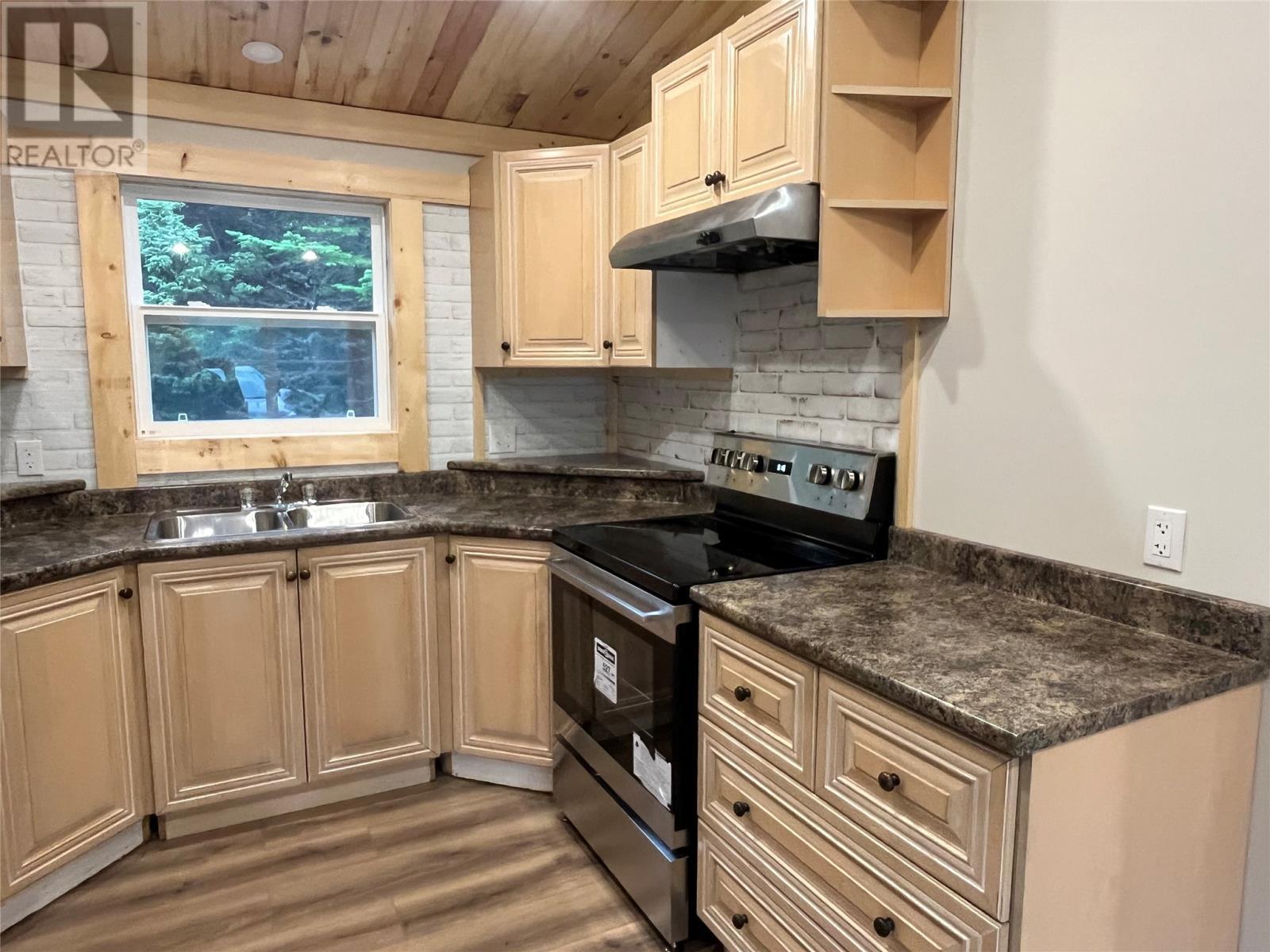 50 Mobile Road, Mobile, NL - Indoor Photo Showing Kitchen With Double Sink