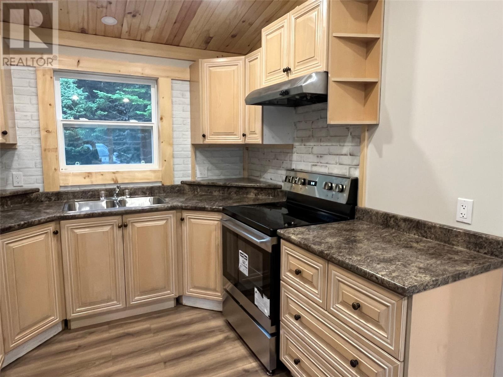 50 Mobile Road, Mobile, NL - Indoor Photo Showing Kitchen With Double Sink