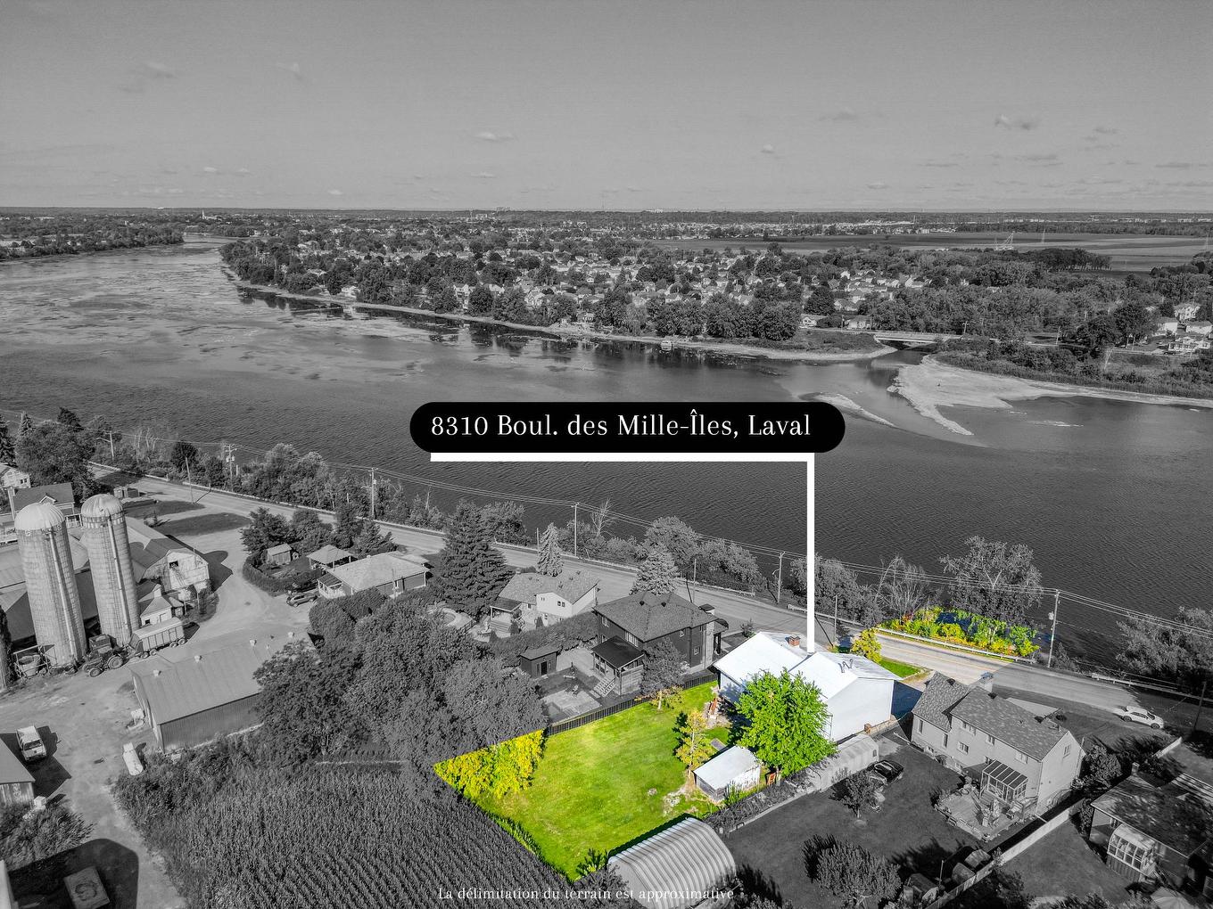 Photo aérienne - 8310 Boul. Des Mille-Îles, Laval (Saint-François), QC - Outdoor With View